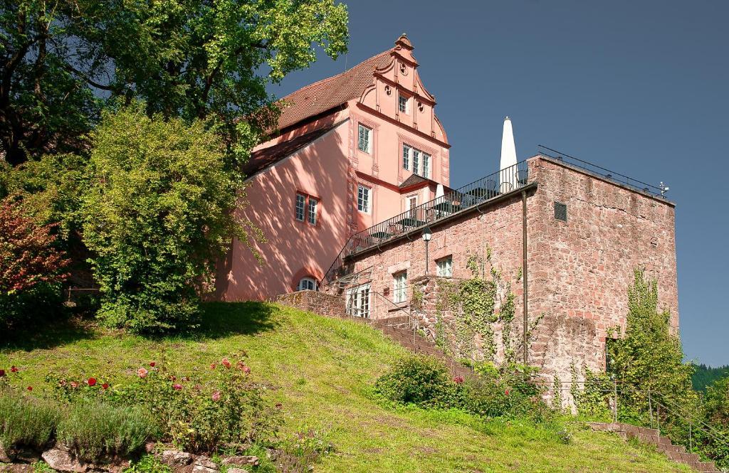 Schlosshotel Хиршхорн Экстерьер фото